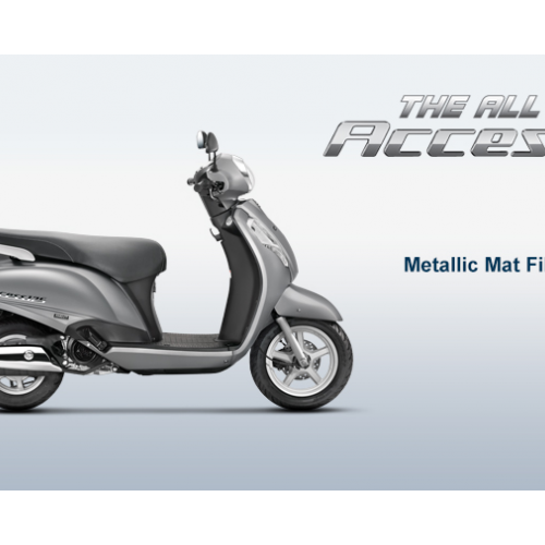 New Suzuki Access 125 Color Metallic Mat Fibroin Grey
