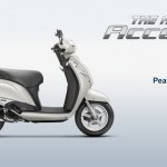 New Suzuki Access 125 Color Pearl Mirage White