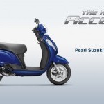 New Suzuki Access 125 Color Pearl Suzuki Deep Blue