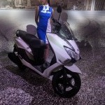 Suzuki Burgman Scooter White