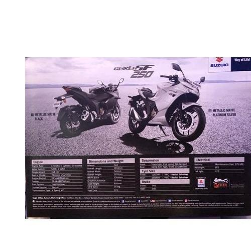 Suzuki Gixxer Sf 250 Launching Stills Spec
