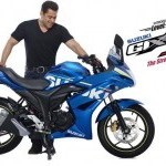 Salman Khan Suzuki Gixxer Sf