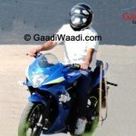 Suzuki Gixxer Sf Blue Colour Front View