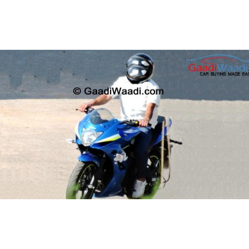 Suzuki Gixxer Sf Blue Colour Front View