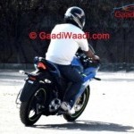 Suzuki Gixxer Sf Blue Colour Rear View