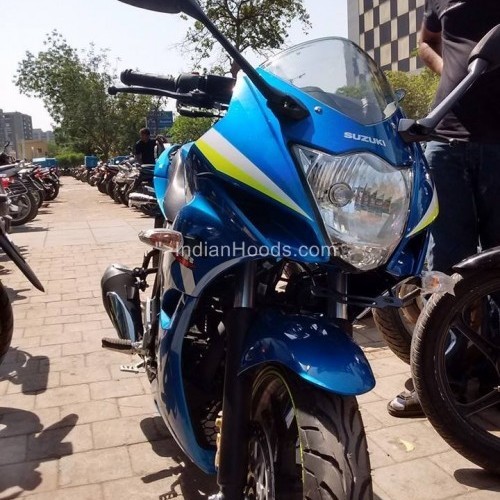 Suzuki Gixxer Sf Blue Head Lamp