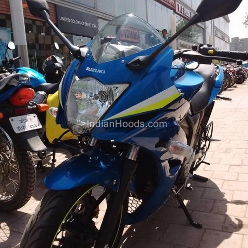 Suzuki Gixxer Sf Blue Headlight