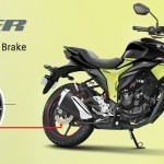 Rear Disc Equipped Suzuki Gixxer Bike
