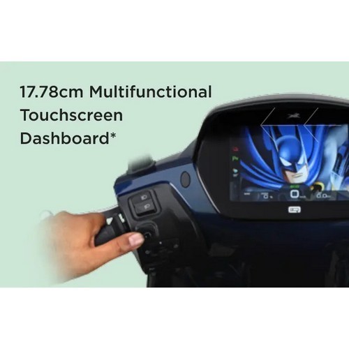 Tvs Iqube 17.78cm Multifuntional Touchscreen Dashboard