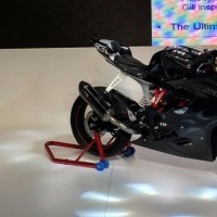 Tvs Akula Black Front Side View