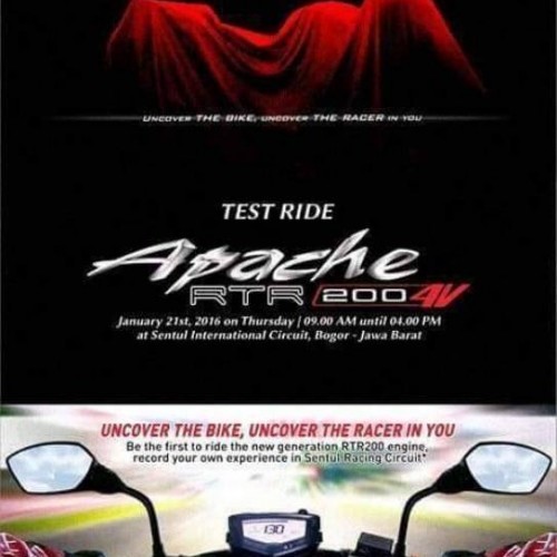 Tvs Apache Rtr 200 4v Teaser Image