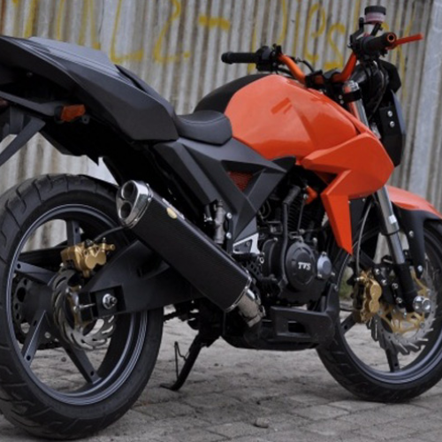 Tvs Apache Rtr 200 Rear View