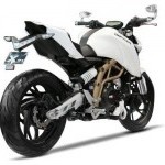 Tvs Draken 250cc Rear View