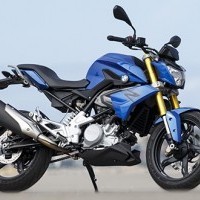 Tvs G 310 R Bike Blue Color Side View
