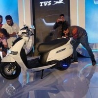 Tvs Iqube Electric Side Look