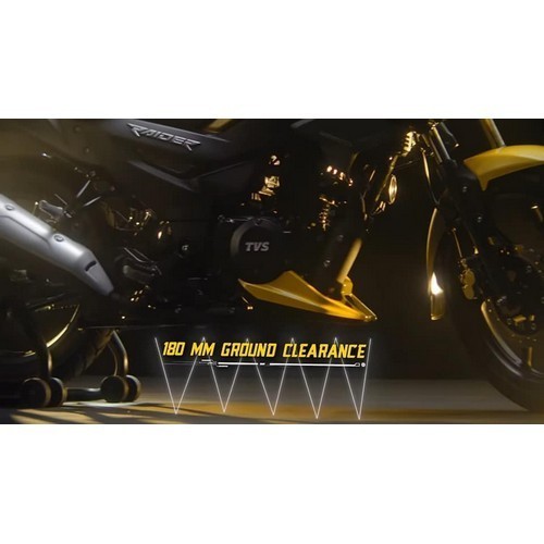 Tvs Raider 125 Ground Clearance 180mm