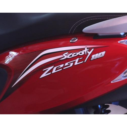 Tvs Scooty Zest 110 Red