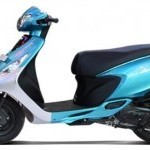 Tvs Scooty Zest 110 Side View