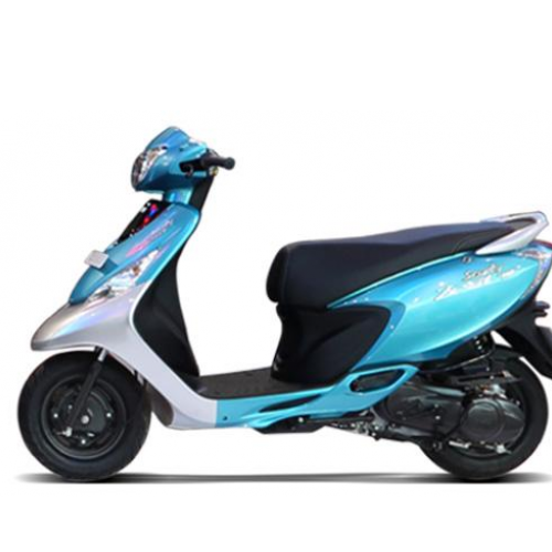 Tvs Scooty Zest 110 Side View