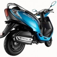 Tvs Scooty Zest Rear Angle View