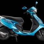 Tvs Scooty Zest Side View