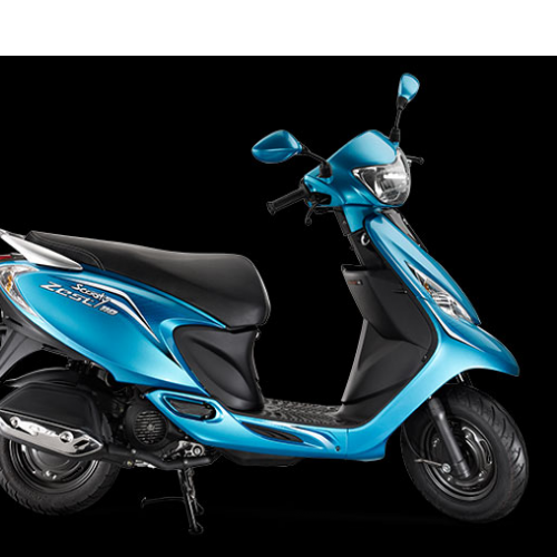 Tvs Scooty Zest Side View