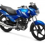 Tvs Star City Plus Side View Blue Colour