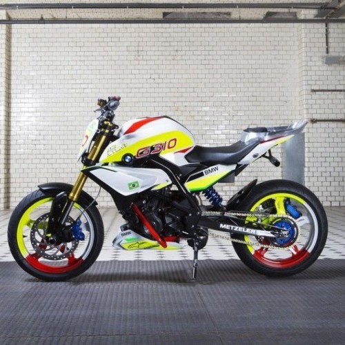 Bmw Tvs G310 Bike Side View