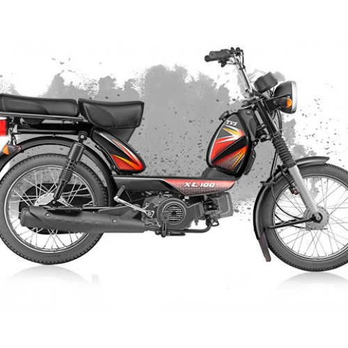 Tvs Xl 100cc Bike Black