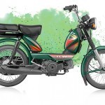 Tvs Xl 100cc Bike Green