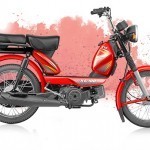 Tvs Xl 100cc Bike Red Colour