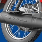 Tvs Xl 100cc Bike Silencer Cover