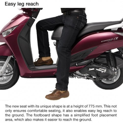 Yamaha Alpha Seat Height