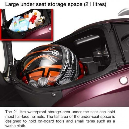 Yamaha Alpha Underseat Storage