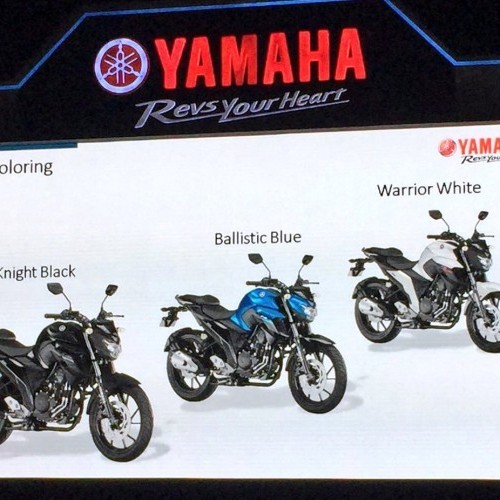 Yamaha Fz25 Colours Blue White Black