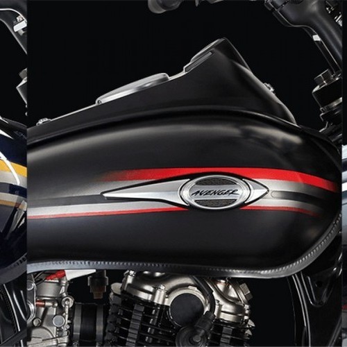 Bajaj Avenger Street Colours Yellow Red Graphics Black