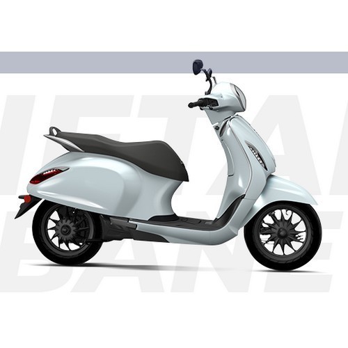 Bajaj Chetak Cyber White Color