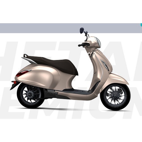 Bajaj Chetak Indigo Metalic Color