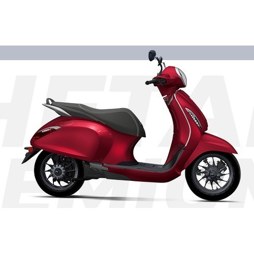 Bajaj Chetak Velluto Russo Color