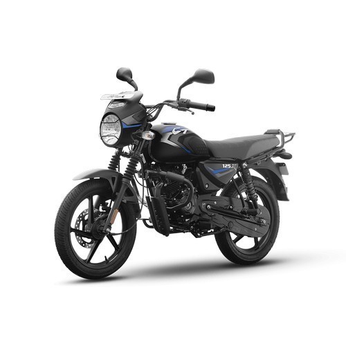 Bajaj Ct 125x Colour Ebony Black With Blue Decals