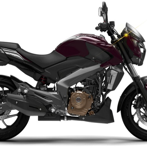Bajaj Dominar 400 Color Red Twilight Plum