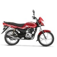 Bajaj Platina Comfortec Red Color