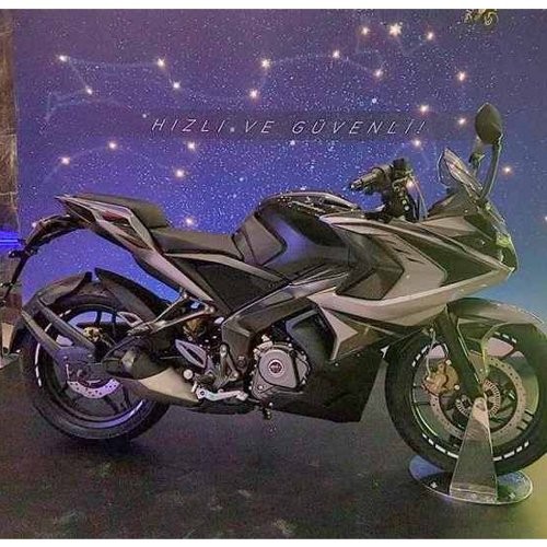Bajaj Pulsar Rs200 Colour Graphite Black