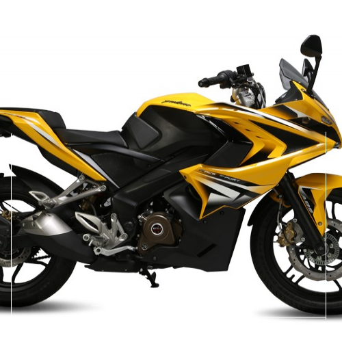 Bajaj Pulsar Rs200 Yellow Colour