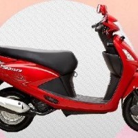 Hero Honda Pleasure Colour Red