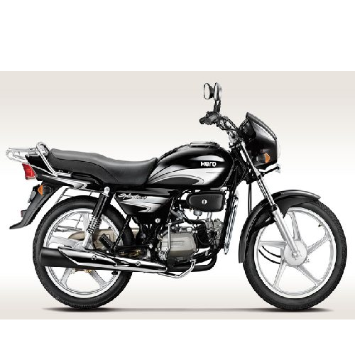 Hero Honda Splendor Plus Colour Black With Silver