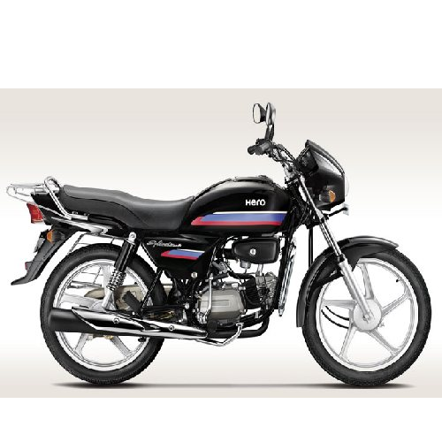 Hero Honda Splendor Colour Black With Purple Red