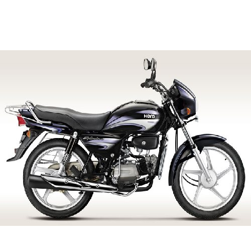 Hero Honda Splendor Colour Black With Purple Silver
