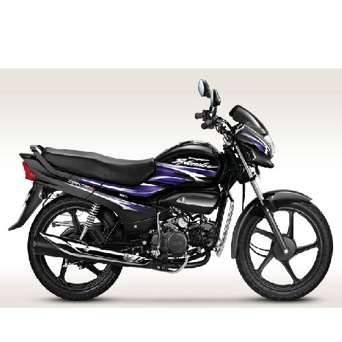 Hero Honda Super Splendor Colour Black With Electric Purple