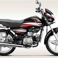 Hero Hf Deluxe Colour Black With Red Stripes